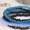 2mm Mixed Aqua & Black Glass Faceted Round Beads, 630ct. by Bead Landing™